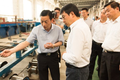 泰州市委副書記、市長(zhǎng)史立軍一行來(lái)我公司調(diào)研